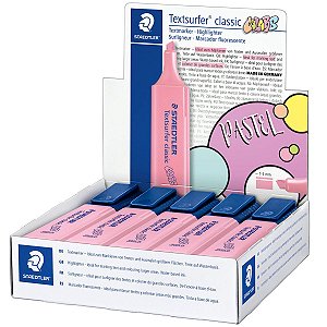 Marca Texto Textsurfer Staedtler Rosa Carmin com 10 Unidades