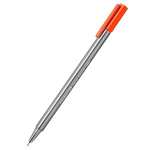 Caneta Hidrográfica Ultra Fina Staedtler 0.3mm Vermelho Neon 10 Unidades