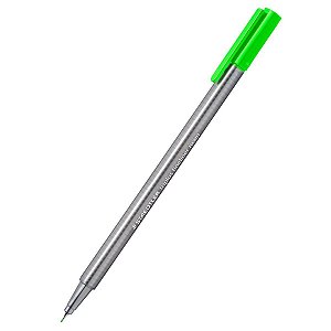 Caneta Hidrográfica Ultra Fina Staedtler 0.3mm Verde Neon 10 Unidades