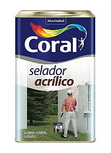 Selador Acrílico Coral Branco Lata 18L