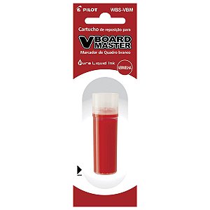 Refil Pilot Vermelho para Marcador de Quadro Branco WBS com 12 Unidades