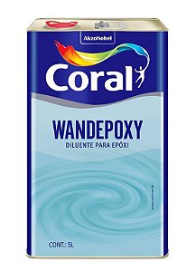 Diluente Epóxi Coral Wandepoxy 5 Litros