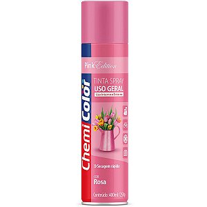 Tinta Spray Chemicolor Uso Geral Rosa 400ml 131