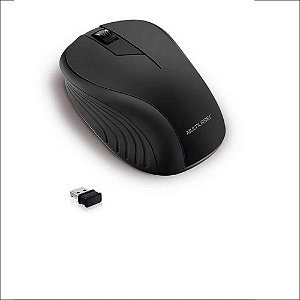 Mouse Sem Fio Multilaser USB Wave Preto MO212