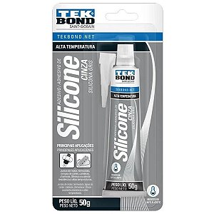 Adesivo de Silicone Acético Preto Alta Temperatura 50g - Tekbond - Casa &  Obra - Materiais de Construção