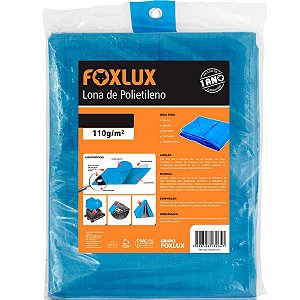 Lona de Polietileno Foxlux 6x5m Azul