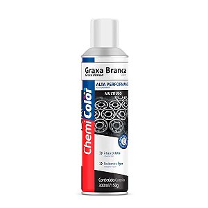 Graxa Spray Branca Multiuso Chemicolor 300ml / 150g