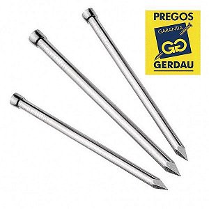 Prego Polido 19 X 36 C/ Cabeça 1Kg Gerdau