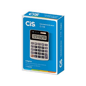 Calculadora De Mesa 8 Dígitos Cis C-116