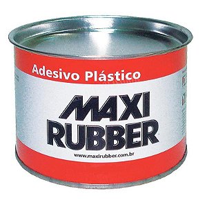 Massa Adesiva Plástica Maxi Rubber Branca 700g