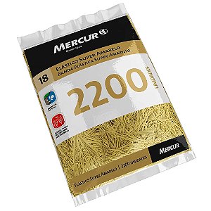 Elástico Mercur Super Amarelo com 2200 Unidades