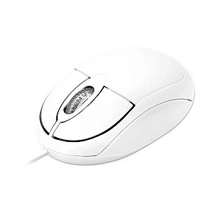 Mouse Multilaser Classic Usb Branco MO302
