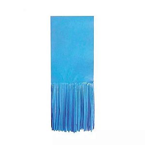 Papel de Seda para Bala Totpel 2 Franjas Azul Celeste Pacote com 48 Unidades