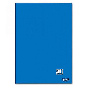 Caderno Nova Capa Dura 1/4 com 48 Folhas Contém 5 Cadernos Azuis