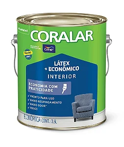 Tinta Acrílica Coral Paredex Galão 3,6 Litros Branco Gelo