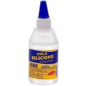 Cola Silicone Hero para Artesanato 6 Unidades de 60ml