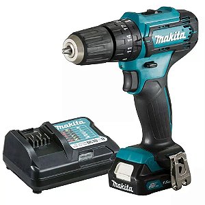 Parafusadeira e Furadeira de Impacto Makita à Bateria 3/8" Bivolt HP333DWYX3