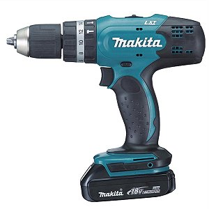 Parafusadeira e Furadeira de Impacto Makita à Bateria 18V Bivolt DHP453X10