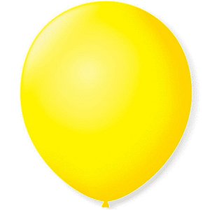 Big Balão Art-Latex Bexigão Amarelo N°250 Liso