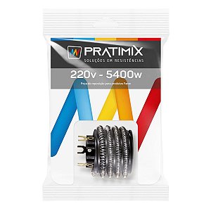 Resistência Pratimix Ki Banho 220V 5400W Ref FA0255