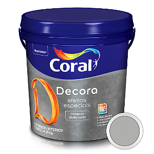 Decora Efeitos Especiais Cimento Queimado Galão 4,8kg Tubarão Branco