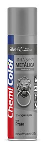 Tinta Spray Chemicolor Metálica Prata 400ml 185 6 Unidades