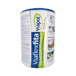 Fita Impermeabilizante Viaflex Viapol Alumínio 20cm x 10m