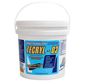 Manta Acrílica Impermeabilizante Tecryl D3 12Kg Branco