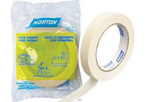 Fita Crepe Norton 18mm x 50mm Pacote com 12 Unidades