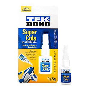 Cola Super TekBond 5g Cartela com 10 Unidades