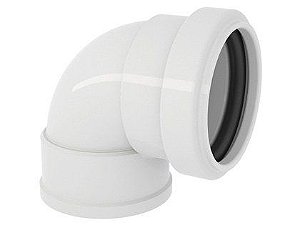 Joelho 90° para Esgoto com Anel Tigre 40mm ou 1.1/2" Caixa com 25 Unidades