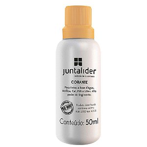 Corante Líquido Juntalider 50ml Bisnaga Ocre Caixa com 12 Unidades