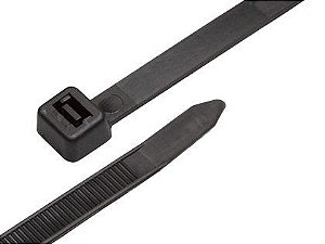 Abraçadeira de Nylon Tocha Preta 4,8mm x 35cm com 100 Unidades