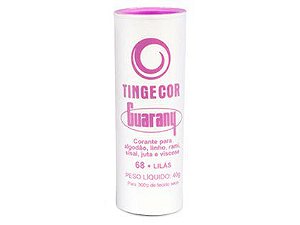 Corante Tingecor Guarany Lilás 40g Embalagem com 06 Unidades