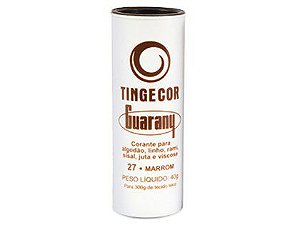 Corante Tinge Cor Guarany Marrom 40g Embalagem com 06 Unidades