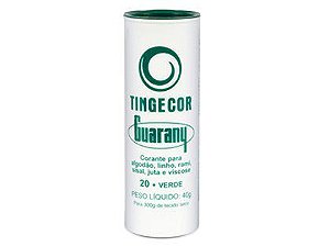 Corante Tinge Cor Guarany Verde 40g Embalagem com 06 Unidades