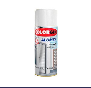 Tinta Spray Colorgin Alúmen 7004 Branco