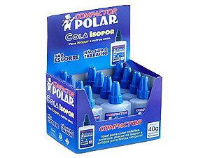 Cola Polar Isopor 40g Caixa com 12 Unidades