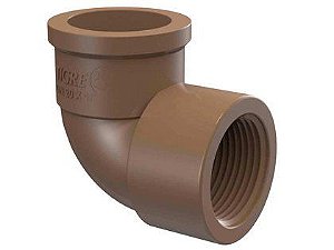 Joelho 90° PVC Soldável Tigre 20mm ou 1/2" Caixa com 30 Unidades