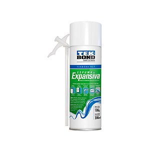 Espuma Expansiva Tek Bond de Poliuretano 180g 300ml