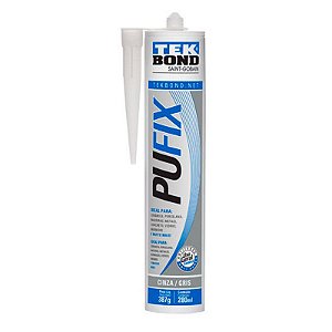 Adesivo PU FIX Tek Bond Cinza 387g 280ml