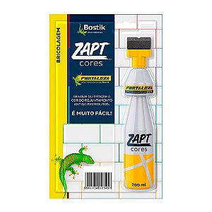 Tinta para Rejunte Zapt Cores 200ml Chocolate