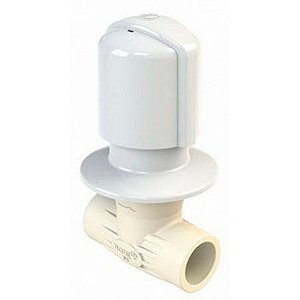 Registro Tigre PVC para Chuveiro 25mm Soldável Branco