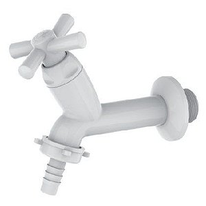 Torneira para Tanque Tigre Cross 10cm Branco