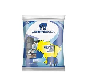 Cimento Construcola Comum Pacote com 10 Sacos 01 Kg Cada