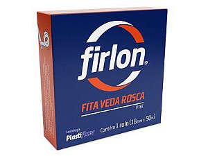 Fita Veda Rosca Firlon 12mm x 10m Caixa com 60 Unidades