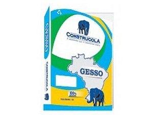 Gesso Multiuso Construcola Rápido Pacote com 10 Sacos 1 kg Cada