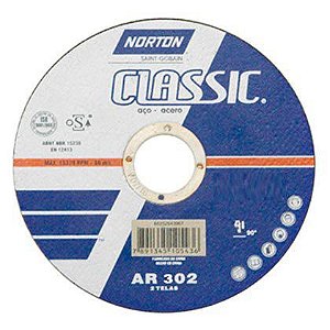 Disco de Corte Norton Classic AR302 118x3,0x22,2mm