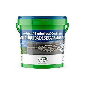 Impermeabilizante Viapol Vedalage para Cozinha e Banheiro Galão com 3 Litros