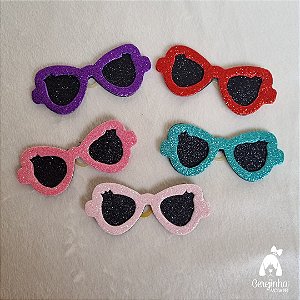 25 Laços Óculos Pet EVA Cores Sortidas